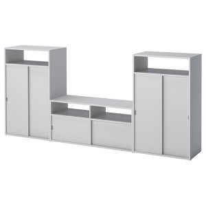 IKEA SPIKSMED TV storage combination, 85x12 5/8x38 1/4 in, Ikea Outlet | 3602BFIZN
