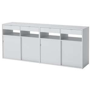 IKEA SPIKSMED storage combination, light gray, 76 3/4x15 3/4x31 1/4 in, Ikea Outlet | 9634UITGW