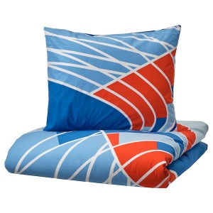 IKEA SPORTSLIG duvet cover and pillowcase(s), Twin Running Track, Ikea Outlet | 8413BSLWO
