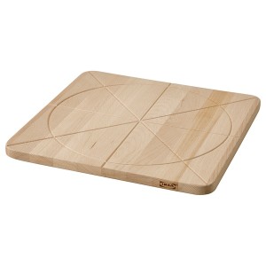 IKEA SÅPÖRTMAL cutting board, beech, 13 ¾x13 ¾ in, Ikea Outlet | 0613MZUEO