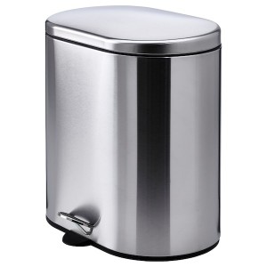 IKEA STABBEN step trash can, stainless steel, 5 gallon, Ikea Outlet | 6403VLMEH