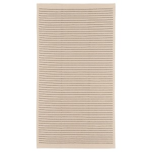IKEA STARREKLINTE rug, flatwoven, 2'7 inx4'11 in Natural / Black, Ikea Outlet | 5921GYFER