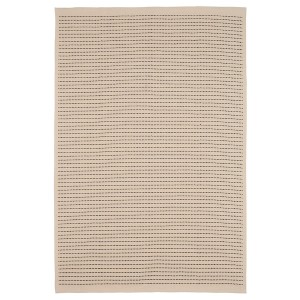 IKEA STARREKLINTE rug, flatwoven, 3'11 inx5'11 in Natural / Black, Ikea Outlet | 4617TMYAX