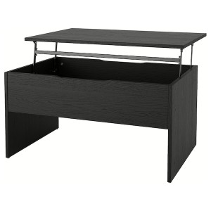 IKEA ÖSTAVALL adjustable coffee table, 35 3/8 in Black, Ikea Outlet | 3956MHATD