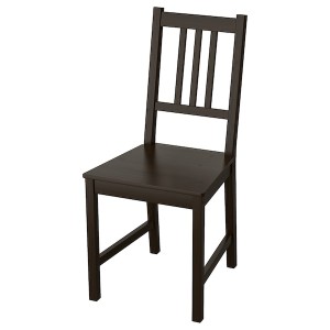 IKEA STEFAN chair Brown / Black, Ikea Outlet | 3975AIWZT