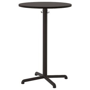 IKEA STENSELE bar table, anthracite/anthracite, 27 3/8 in, Ikea Outlet | 4512GEZSQ