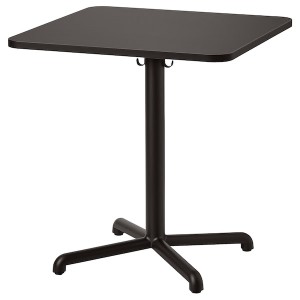 IKEA STENSELE table, anthracite/anthracite, 27 1/2x27 1/2 in, Ikea Outlet | 2976EQGFA
