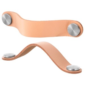 IKEA ÖSTERNÄS leather handle, tanned leather, 6 in, 2 pack, Ikea Outlet | 1423DHOBN