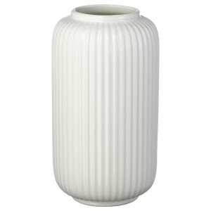 IKEA STILREN vase, 8 ¾ in White, Ikea Outlet | 5034CFVAG