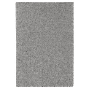 IKEA STOENSE Rug, low pile, medium gray, 4 ' 4 inx6 ' 5 in, Ikea Outlet | 5328NPISO