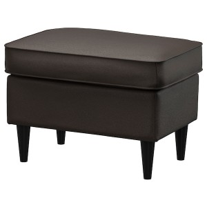 IKEA STRANDMON ottoman Grann / Bomstad Dark Brown, Ikea Outlet | 5102SDJCL