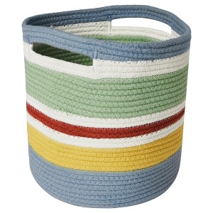 IKEA STRANDSKATA storage bag, braided/multicolor, 7 ¾ in, Ikea Outlet | 4365WNRAQ