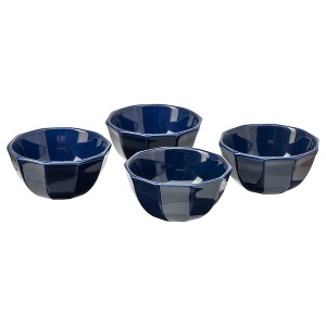 IKEA STRIMMIG bowl, 6 in, 4 pack Stoneware Blue, Ikea Outlet | 7916MGEWU