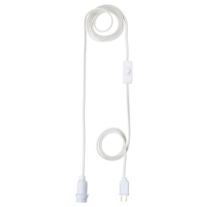IKEA STRÅLA cord set, white, 157 in, Ikea Outlet | 9037TWNQG