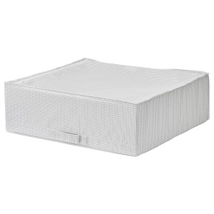 IKEA STUK storage case, white/gray, 21 ¾x20x7 in, Ikea Outlet | 4261JKYFV