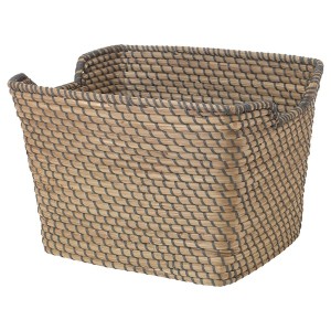 IKEA ÅSUNDEN basket, dark gray, 11 ¾x14 ¼x9 ¾ in, Ikea Outlet | 3780KTWPR