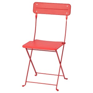 IKEA SUNDSÖ chair, outdoor Orange, Ikea Outlet | 7651SNZTV