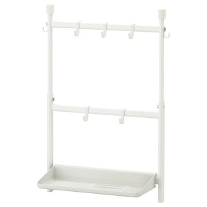 IKEA SUNNERSTA kitchen organizer set No Drill / Dish Drainer / Hook, Ikea Outlet | 9324FMESG