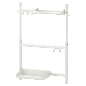 IKEA SUNNERSTA kitchen organizer set No Drill / Shlf / Kit Roll Hldr / Hook, Ikea Outlet | 6791AGPWC