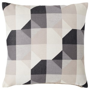 IKEA SVARTHÖ cushion cover, 20x20 in Beige, Ikea Outlet | 8429DSRJG