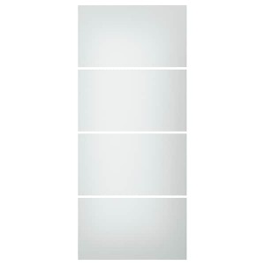 IKEA SVARTISDAL 4 panels for sliding door frame, 39 3/8x92 7/8 in White Paper Effect, Ikea Outlet | 6934JCSVN