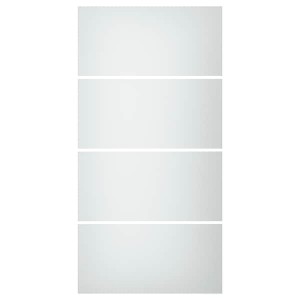 IKEA SVARTISDAL 4 panels for sliding door frame, 39 3/8x79 1/8 in White Paper Effect, Ikea Outlet | 8159WQXLF