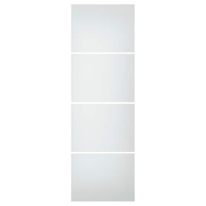IKEA SVARTISDAL 4 panels for sliding door frame, 29 1/2x92 7/8 in White Paper Effect, Ikea Outlet | 1752FECVA