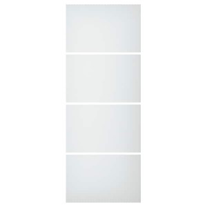 IKEA SVARTISDAL 4 panels for sliding door frame, 29 1/2x79 1/8 in White Paper Effect, Ikea Outlet | 1809VGTMJ