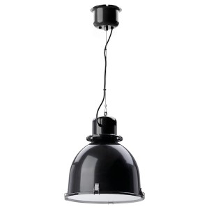 IKEA SVARTNORA pendant lamp, 15 in Black, Ikea Outlet | 0867GOZCR