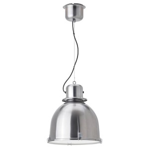 IKEA SVARTNORA pendant lamp, 15 in Stainless Steel Effect, Ikea Outlet | 3718BZROW