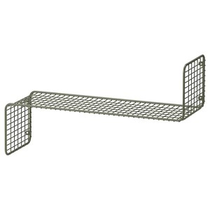 IKEA SVENSHULT wall shelf, 23 5/8x7 7/8 in Gray / Green, Ikea Outlet | 4291WUMBV