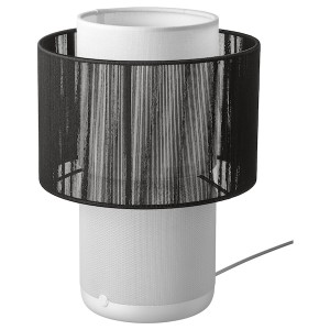 IKEA SYMFONISK Sonos speaker lamp w WiFi White / Black, Ikea Outlet | 5916CTIMY