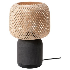 IKEA SYMFONISK Sonos speaker lamp w bamboo shade, Ikea Outlet | 8095EGUSW