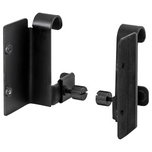 IKEA SYMFONISK Speaker hook, black, 2 pack, Ikea Outlet | 1950TIHWQ