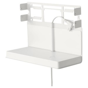 IKEA SYMFONISK shelf w wireless charger White, Ikea Outlet | 7830LECKN