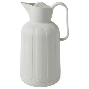 IKEA TAGGÖGA vacuum flask, 1.7 qt Off White, Ikea Outlet | 6942JGVXK
