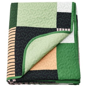 IKEA TALLSVÄRMARE bedspread, King Multicolor, Ikea Outlet | 7014UTWOS