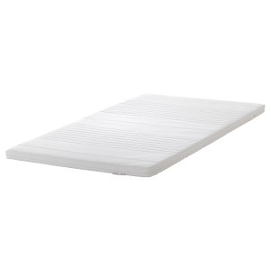 IKEA TANANGER Mattress topper, Twin White, Ikea Outlet | 6082BWMEX