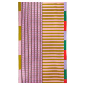 IKEA TESAMMANS pre-cut fabric, multicolor, 59x118 in, Ikea Outlet | 6528ATMUR