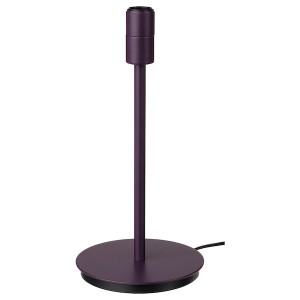 IKEA TESAMMANS table lamp base, purple, 12 in, Ikea Outlet | 7506PXWJF