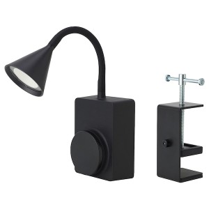 IKEA TÅGVIRKE LED spotlight and clamp, battery operated outdoor/dimmable black, Ikea Outlet | 9274INGDH
