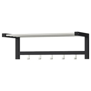 IKEA TJUSIG Hat rack, 31 1/8 in Black, Ikea Outlet | 9851TXIKZ