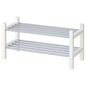 IKEA TJUSIG Shoe rack, 31 1/8 in White, Ikea Outlet | 0761HAJGC