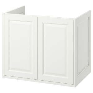 IKEA TÄNNFORSEN Bathroom vanity with doors, 30x21x25 1/8 in White, Ikea Outlet | 5097GVWCH