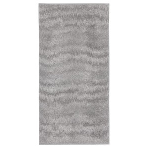 IKEA TOFTBO bath mat, 24x47 in Gray / White Mélange, Ikea Outlet | 5148EPTIV