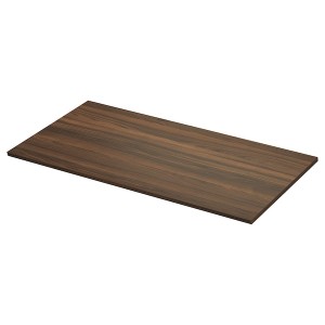 IKEA TOLKEN countertop, 49x21 1/2 in Brown Walnut Effect / Laminated Board, Ikea Outlet | 4326ETWXG