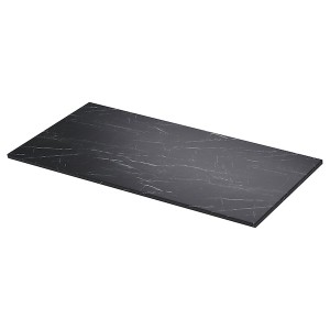IKEA TOLKEN countertop, foliated board, 49x21 1/2 in Black Marble Effect, Ikea Outlet | 5608WVYDI