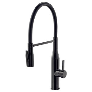 IKEA TOLLSJÖN kitchen faucet with handspray Black Polished Metal, Ikea Outlet | 4938IHBZU
