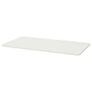 IKEA TOMMARYD tabletop, white, 51 1/8x27 1/2 in, Ikea Outlet | 5138XKRBC