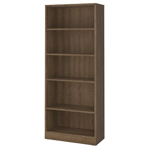 IKEA TONSTAD bookcase, 32 1/8x14 5/8x78 7/8 in Brown Stained Oak Veneer, Ikea Outlet | 8692NATPZ
